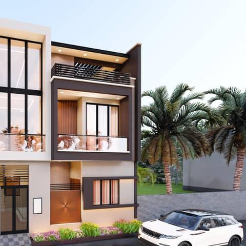 Front elevation project, view 5