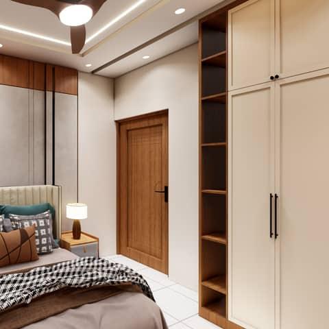 Modern bedroom interior, view 2