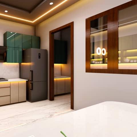 Modern kitchen interior, view 3