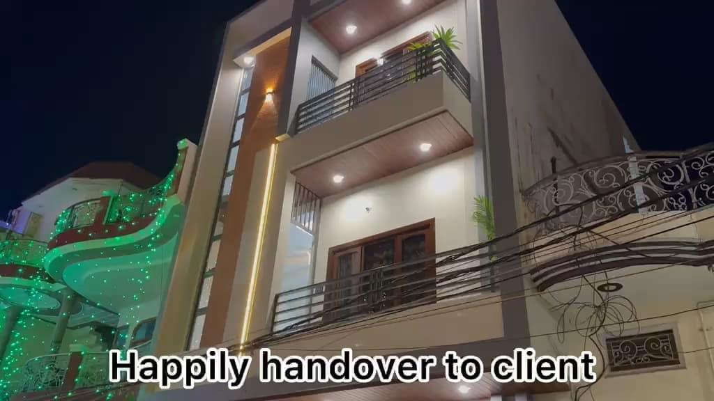 Our own footage of a finished elevation and its interiors, ending on the client handover