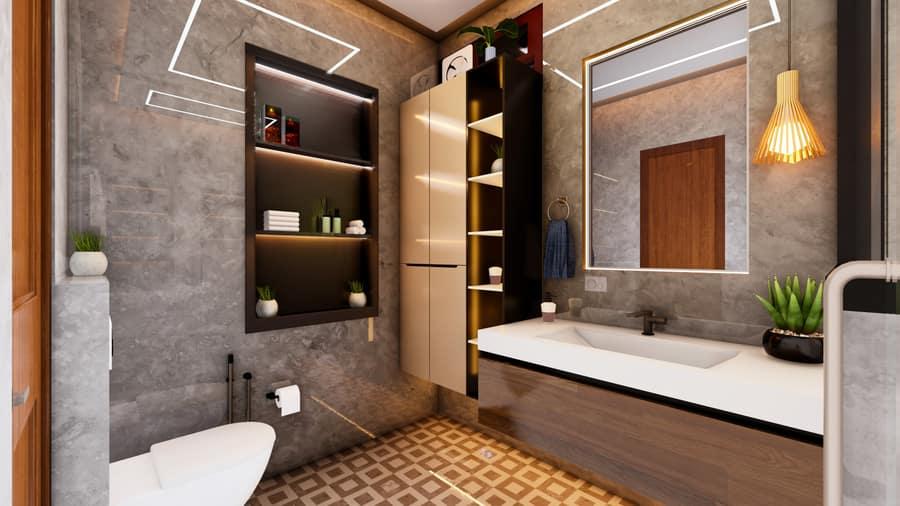 Completed turnkey interior, fully furnished